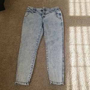 Acid Wash Skinny Jeans Size 30